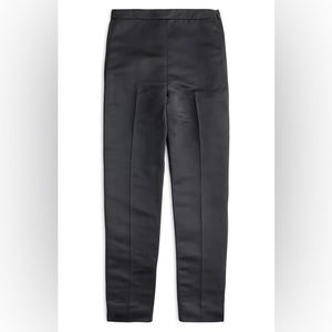 J.Crew High-rise cigarette pant in satin